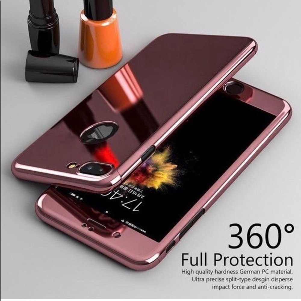 iPhone 7Plus/8Plus Phone Case Rose Gold Mirror